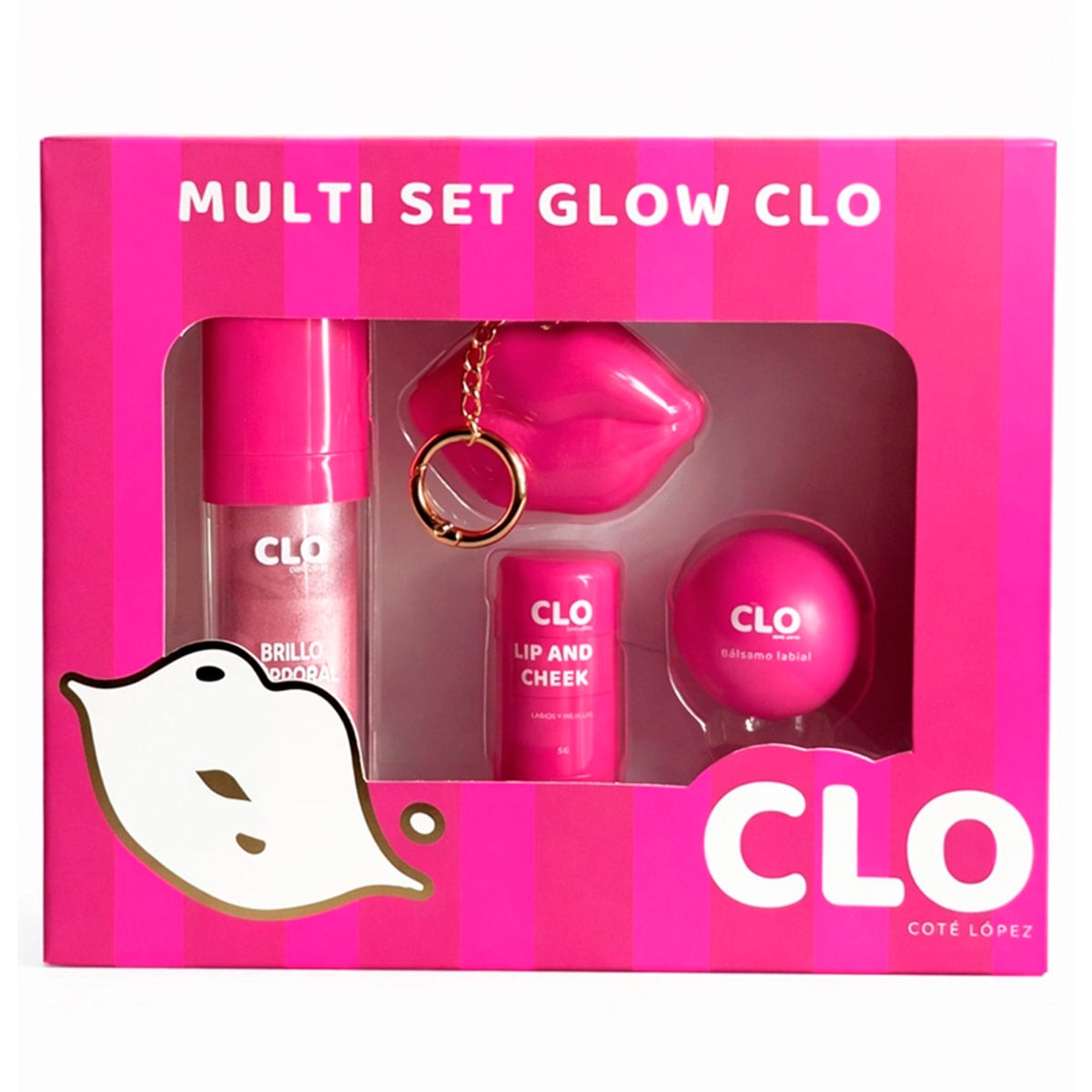 SET MAQUILLAJE CLO GLOW 5GR+3GR+5GR
