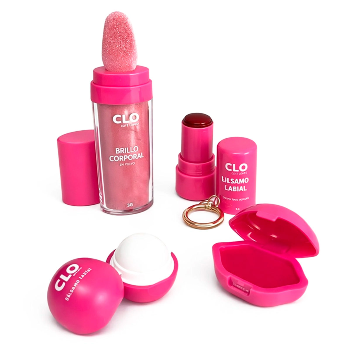 SET MAQUILLAJE CLO GLOW 5GR+3GR+5GR - 5