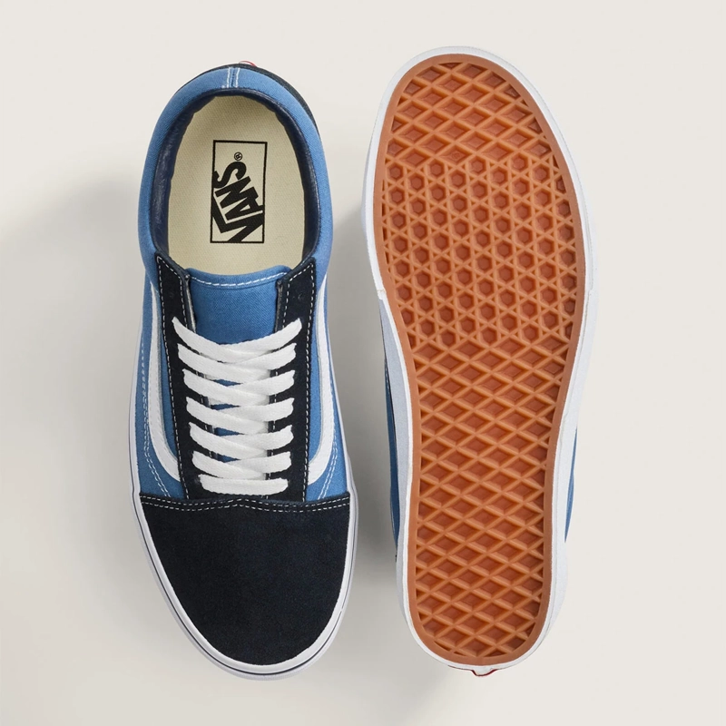 ZAPATILLAS UNISEX VANS URBANAS AZUL MARINO UA OLD SKOOL - 3