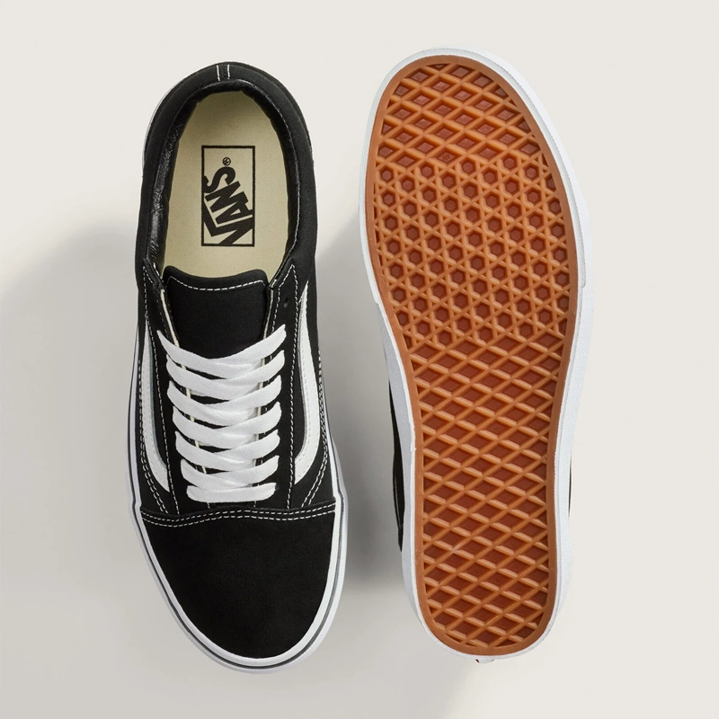 ZAPATILLAS UNISEX VANS URBANAS NEGRO UA OLD SKOOL - 3