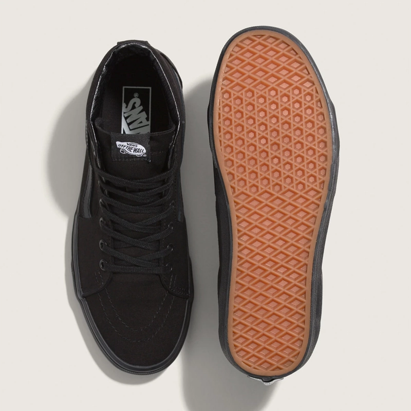 ZAPATILLAS UNISEX VANS URBANAS NEGRO UA SK8-HI - 4