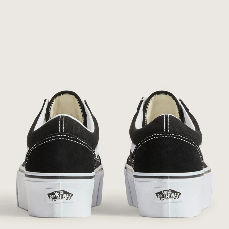 ZAPATILLAS UNISEX VANS URBANAS NEGRO UA OLD SKOOL STACKFORM - 4