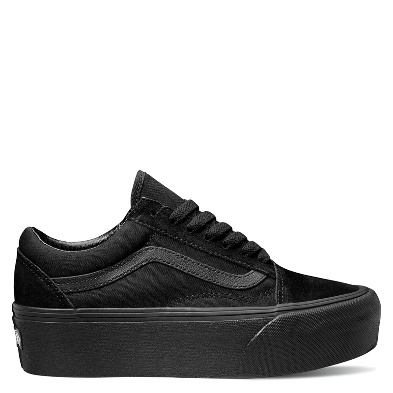 ZAPATILLAS UNISEX VANS URBANAS NEGRO UA OLD SKOOL STACKFORM - 1