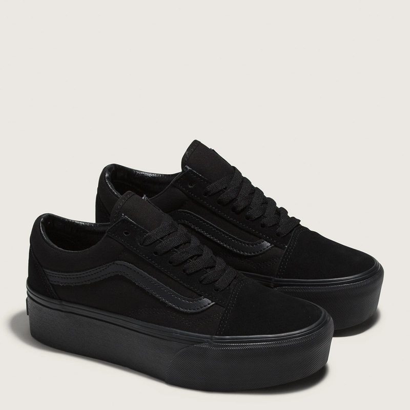 ZAPATILLAS UNISEX VANS URBANAS NEGRO UA OLD SKOOL STACKFORM - 2