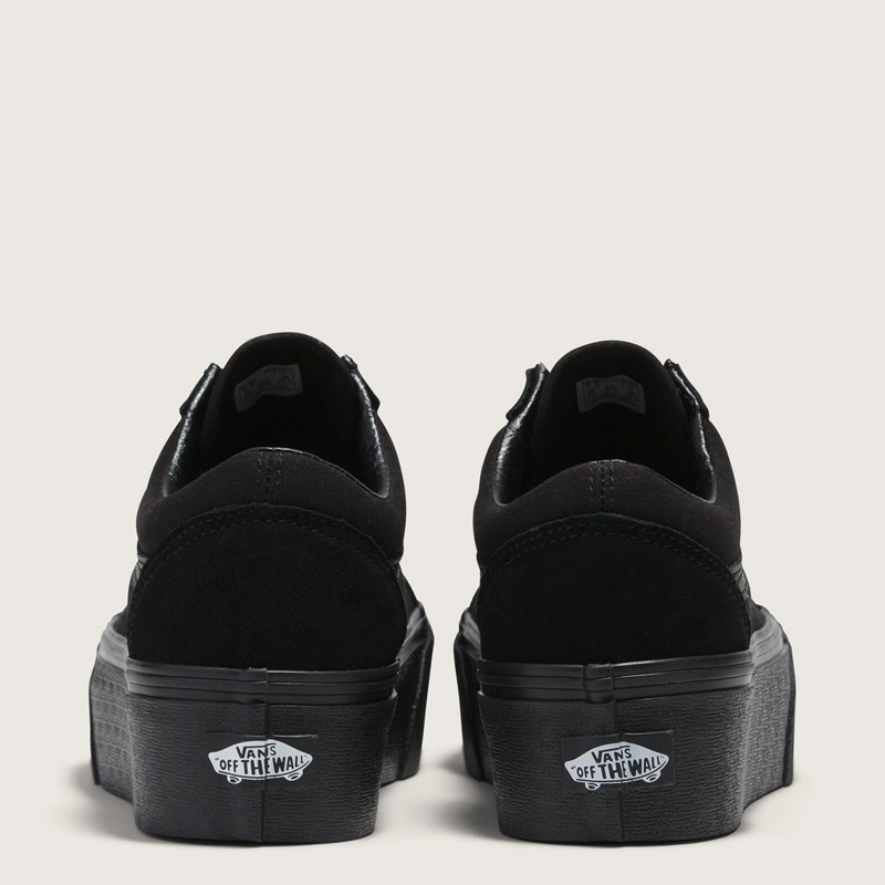 ZAPATILLAS UNISEX VANS URBANAS NEGRO UA OLD SKOOL STACKFORM - 4