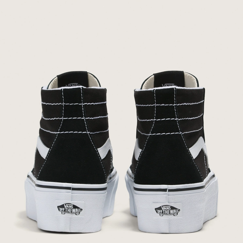 ZAPATILLAS UNISEX VANS URBANAS NEGRO UA SK8-HI TAPERED STACKFORM - 4