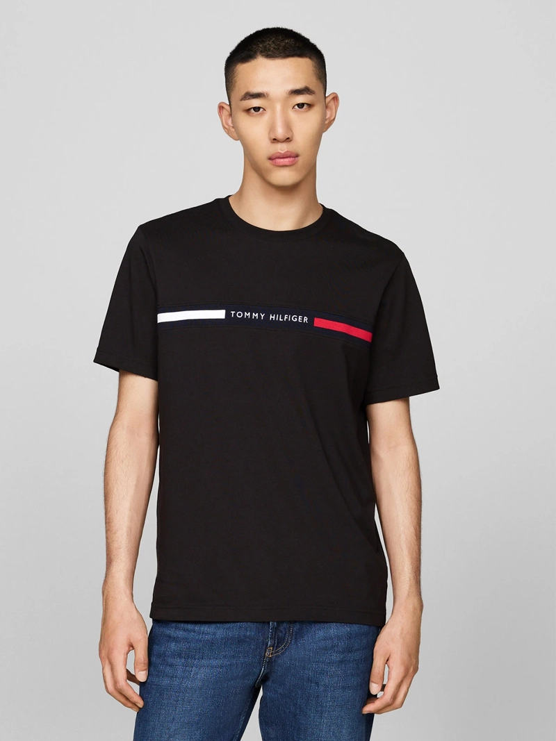 POLERA HOMBRE TOMMY HILFIGER ALGODÓN MANGA CORTA - 1
