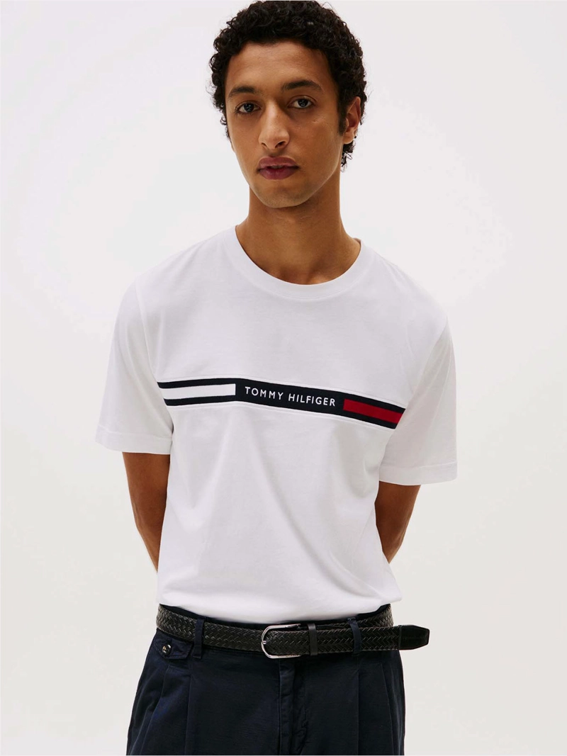 POLERA HOMBRE TOMMY HILFIGER ALGODÓN MANGA CORTA - 1