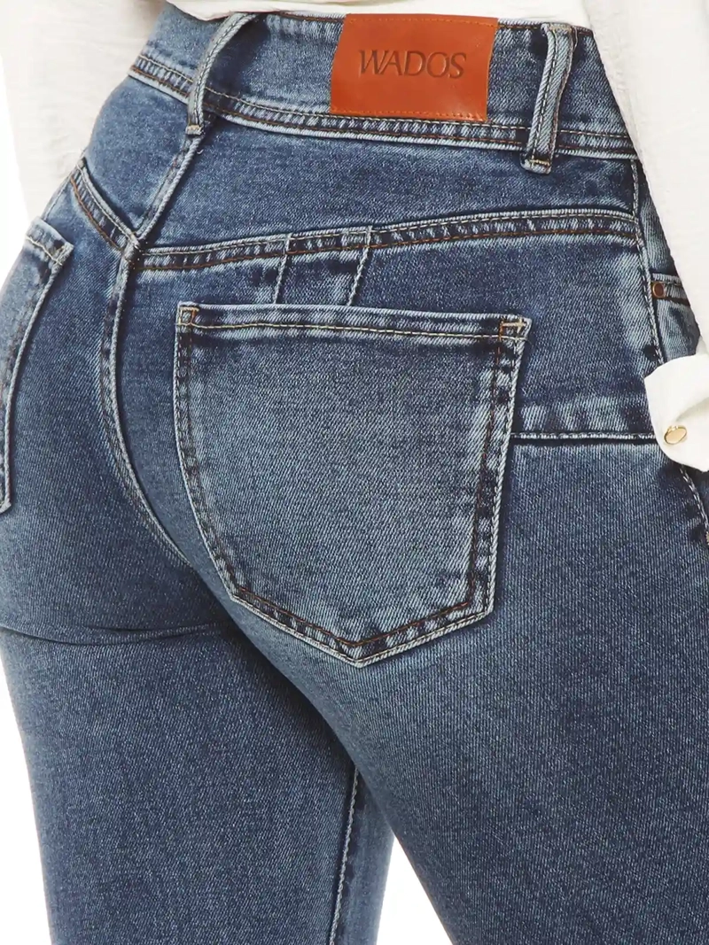 JEANS MUJER WADOS ALGODÓN FLARE TIRO ALTO - 6