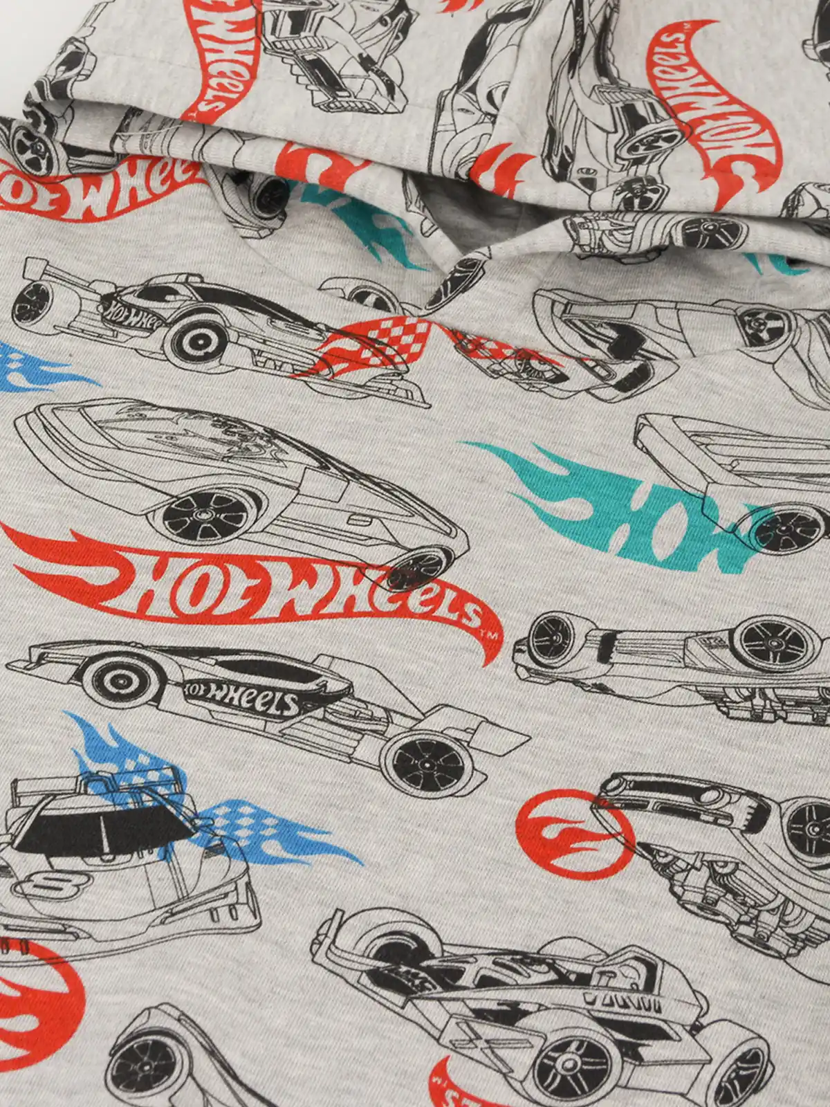 POLERÓN NIÑO HOT WHEELS CERRADO GORRO - 3