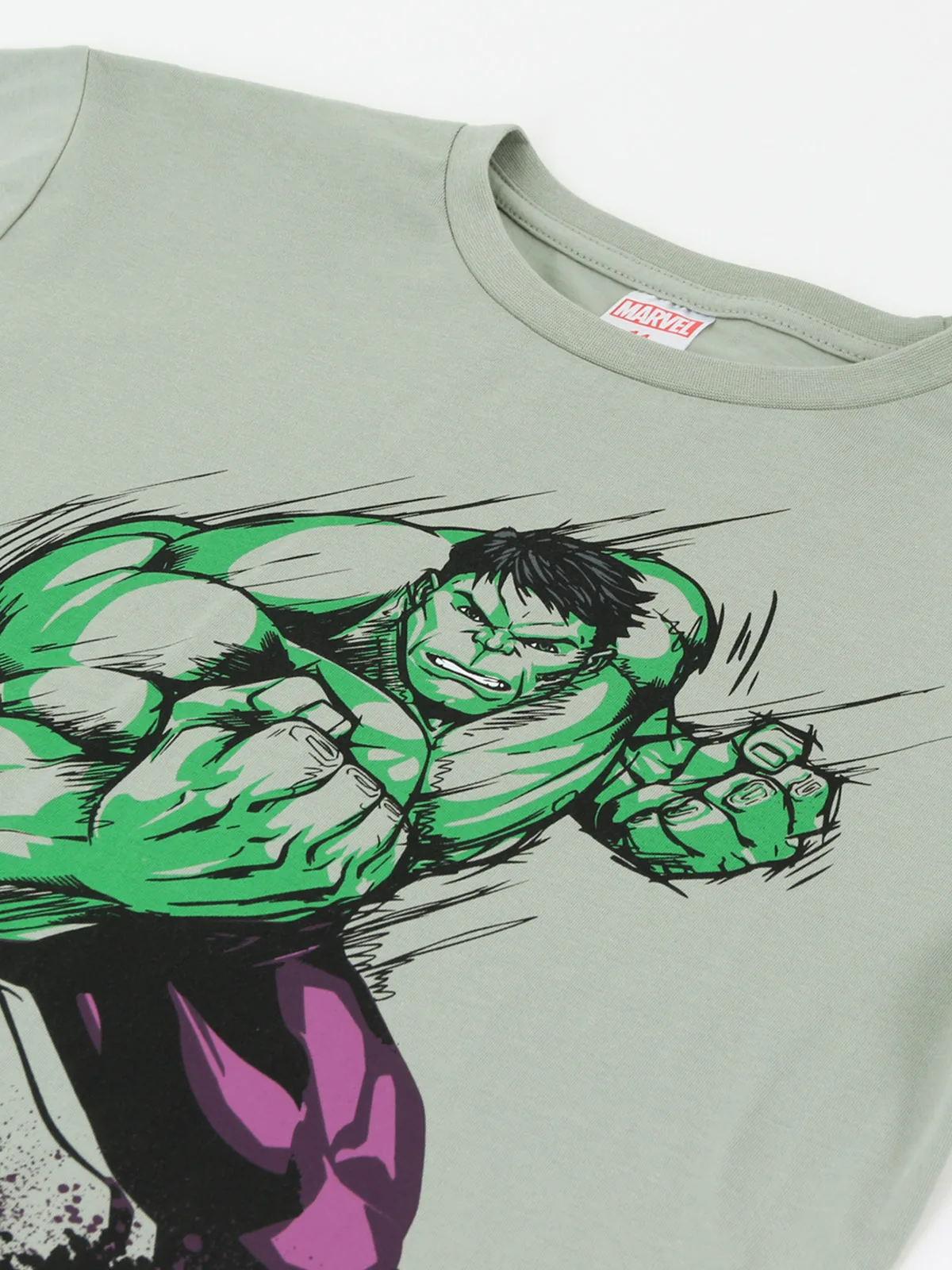 POLERA MANGA LARGA NIÑO MARVEL HULK - 3