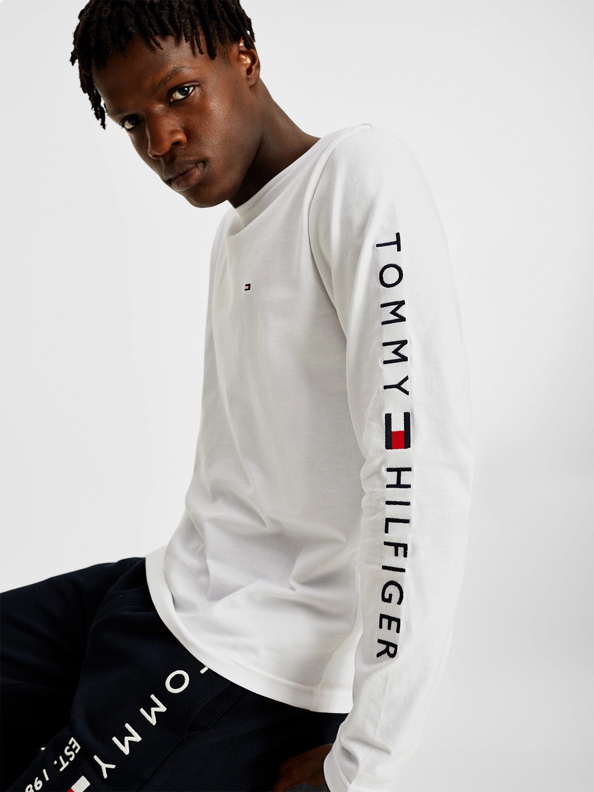 POLERA HOMBRE TOMMY HILFIGER ALGODÓN MANGA LARGA - 3