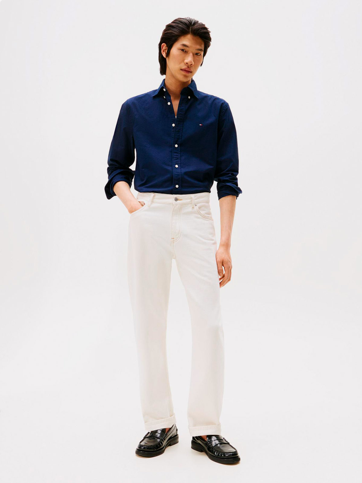 CAMISA HOMBRE TOMMY HILFIGER ALGODÓN MANGA LARGA - 4