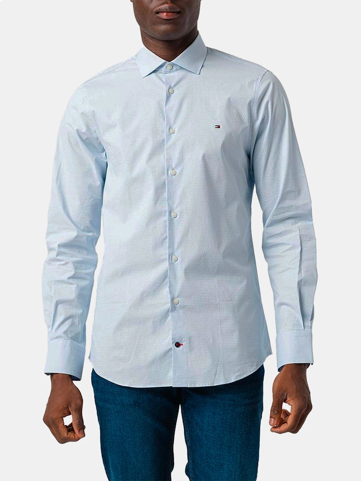 CAMISA HOMBRE TOMMY HILFIGER ALGODÓN MANGA LARGA - 1
