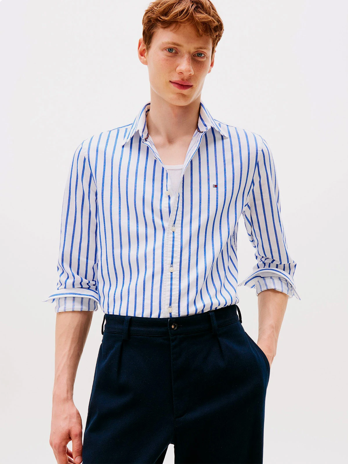 CAMISA HOMBRE TOMMY HILFIGER ALGODÓN MANGA LARGA - 1