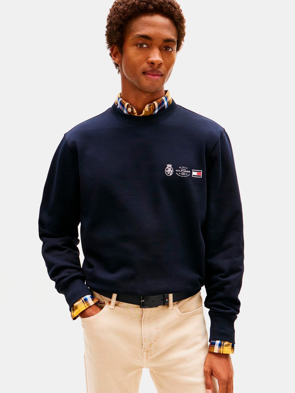 POLERÓN HOMBRE TOMMY HILFIGER ALGODÓN  - 1