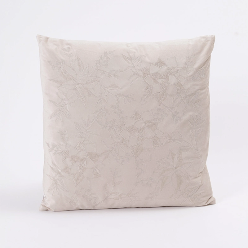 COJÍN RIPLEY HOME RAMAS VELVET 45X45 CM DORADO - 1
