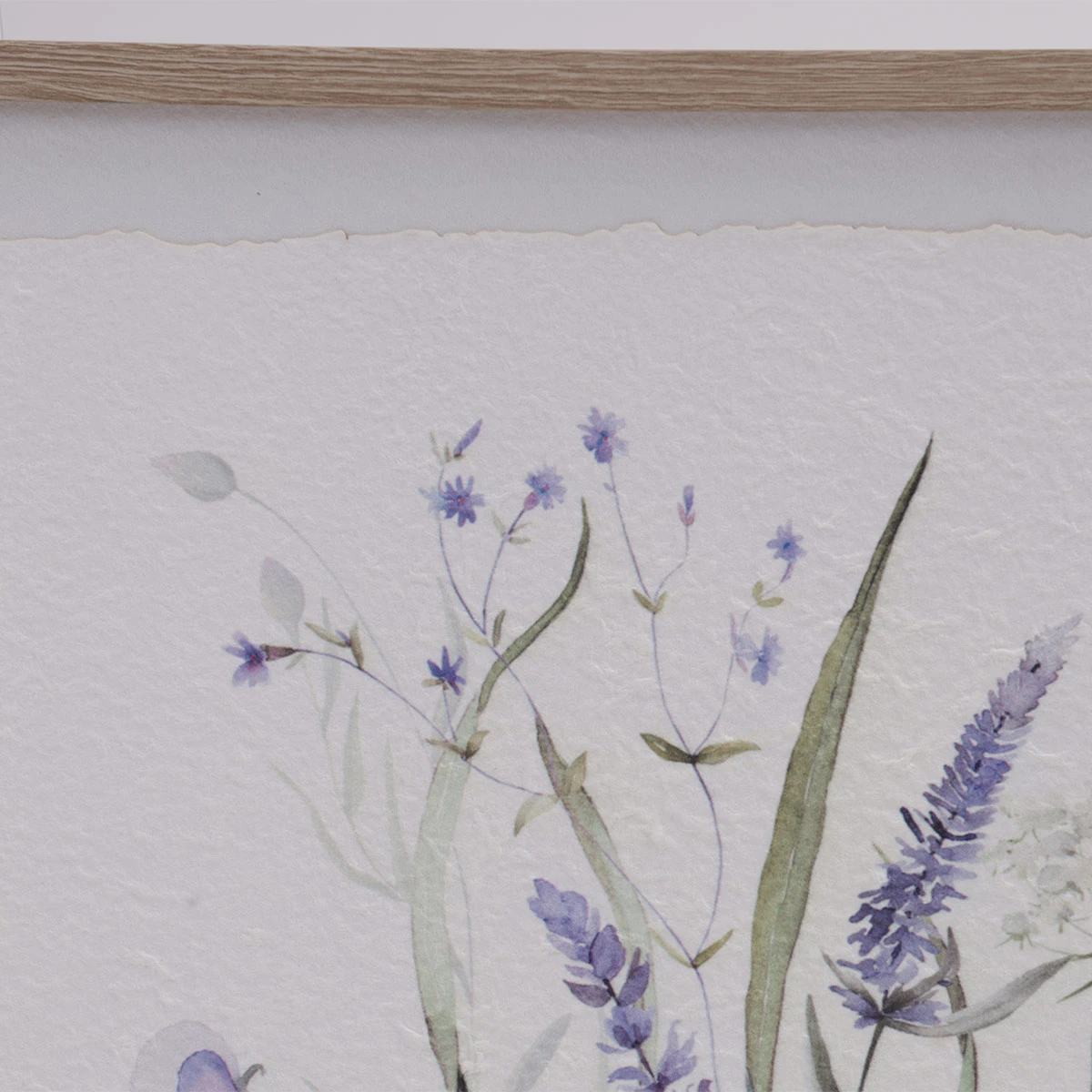 CUADRO RIPLEY HOME PAPEL MACHE FLORES AZUL - 3