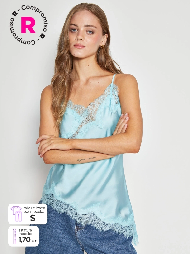 BLUSA MUJER INDEX SIN MANGAS - 1