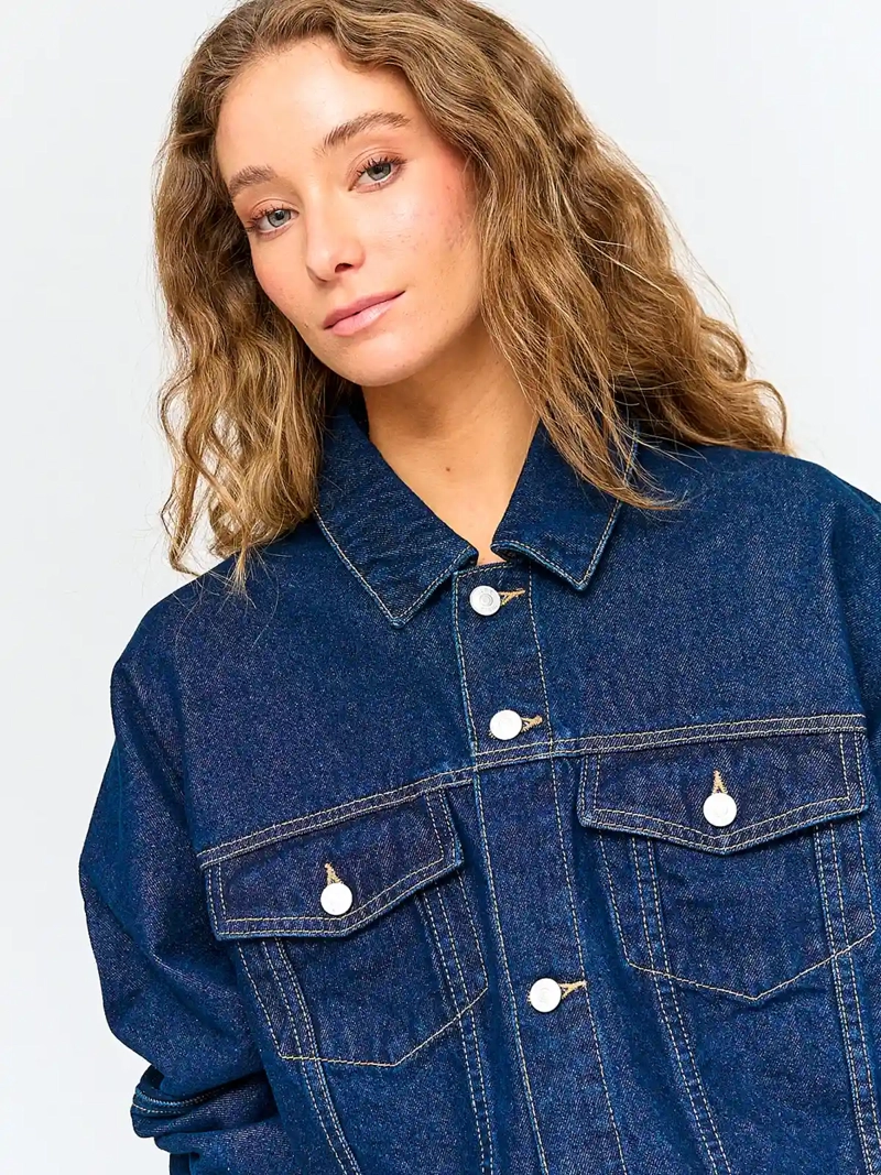 CHAQUETA MUJER INDEX ALGODÓN DENIM - 3