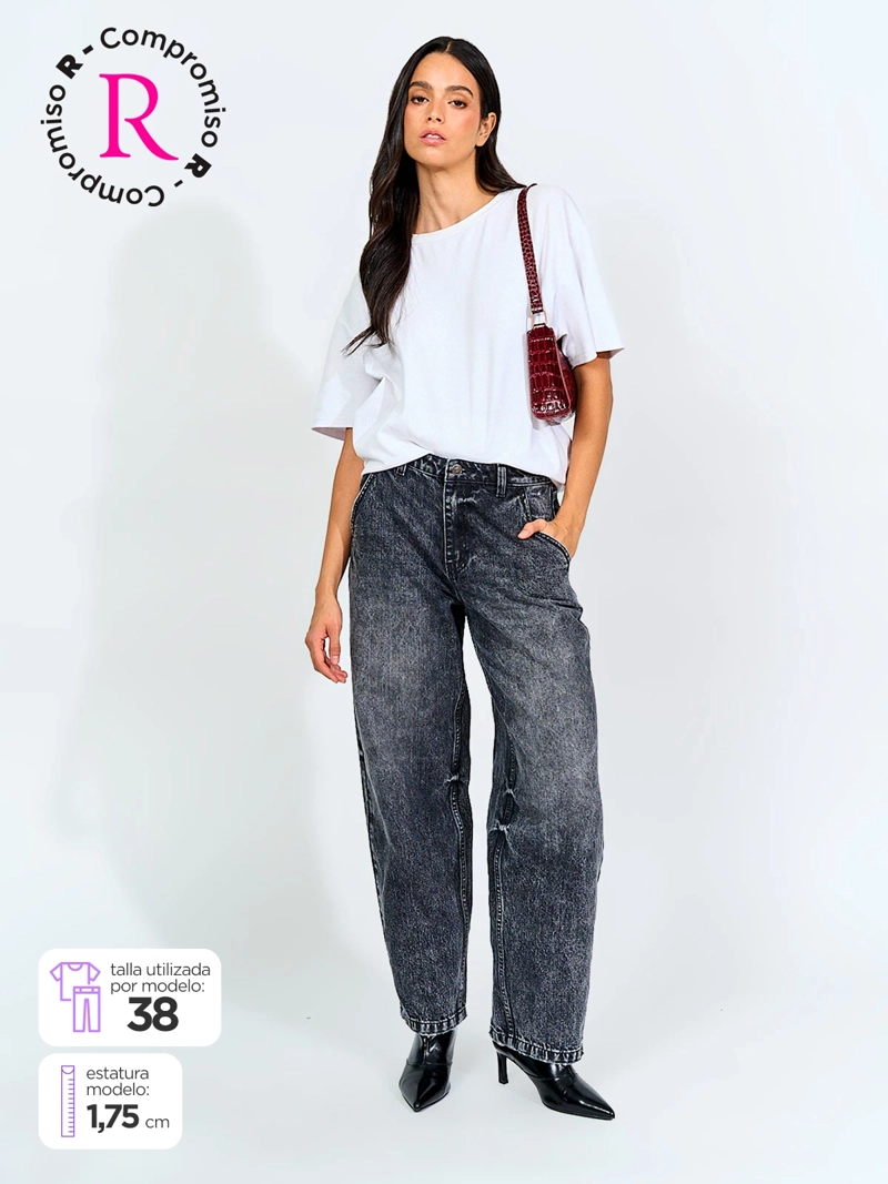 JEANS MUJER INDEX ALGODÓN BOLSILLO CHINO - 1