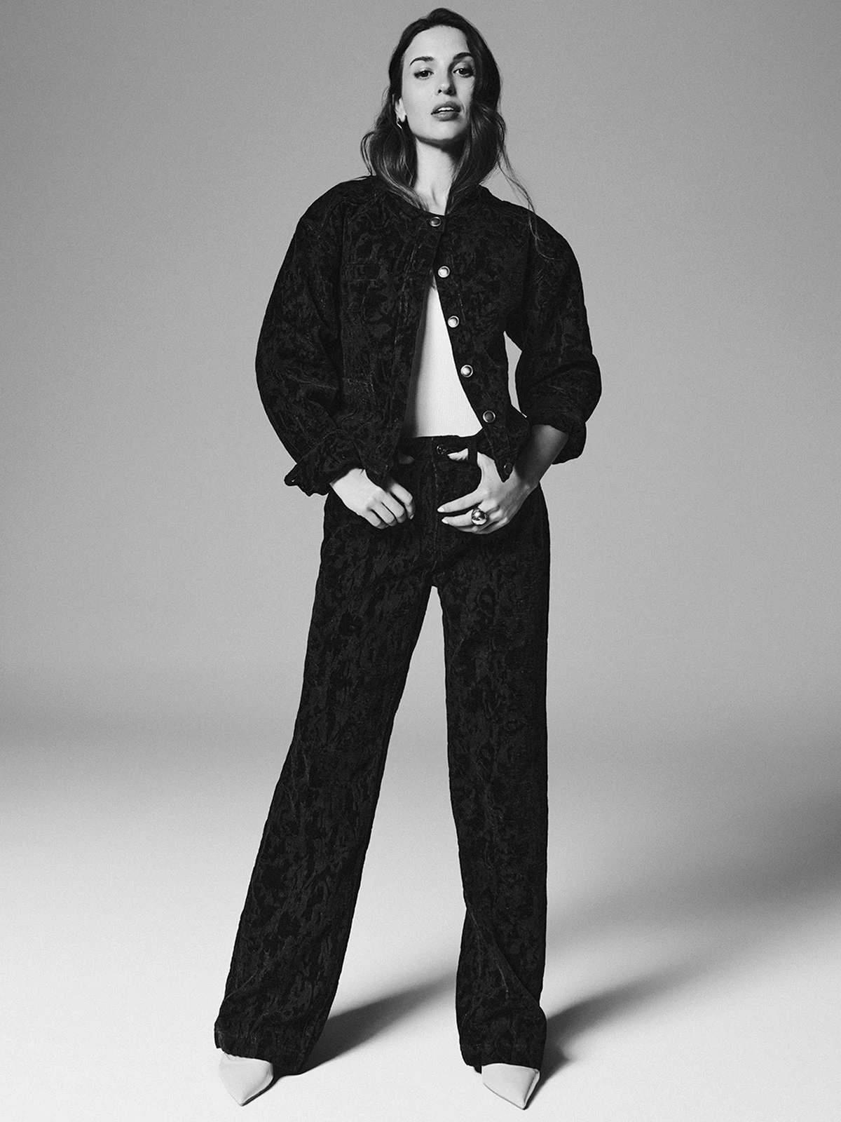 JEANS MUJER MARQUIS ALGODÓN RECTO JACQUARD - 2