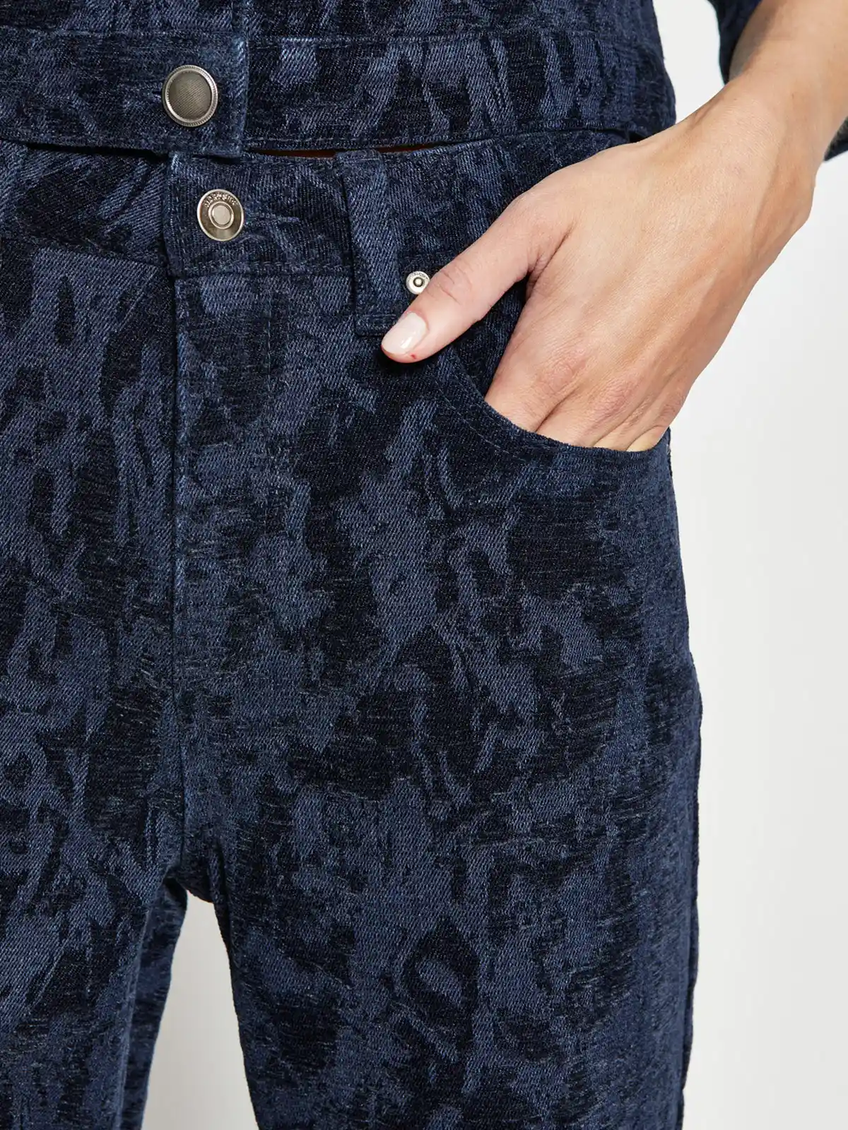 JEANS MUJER MARQUIS ALGODÓN RECTO JACQUARD - 7