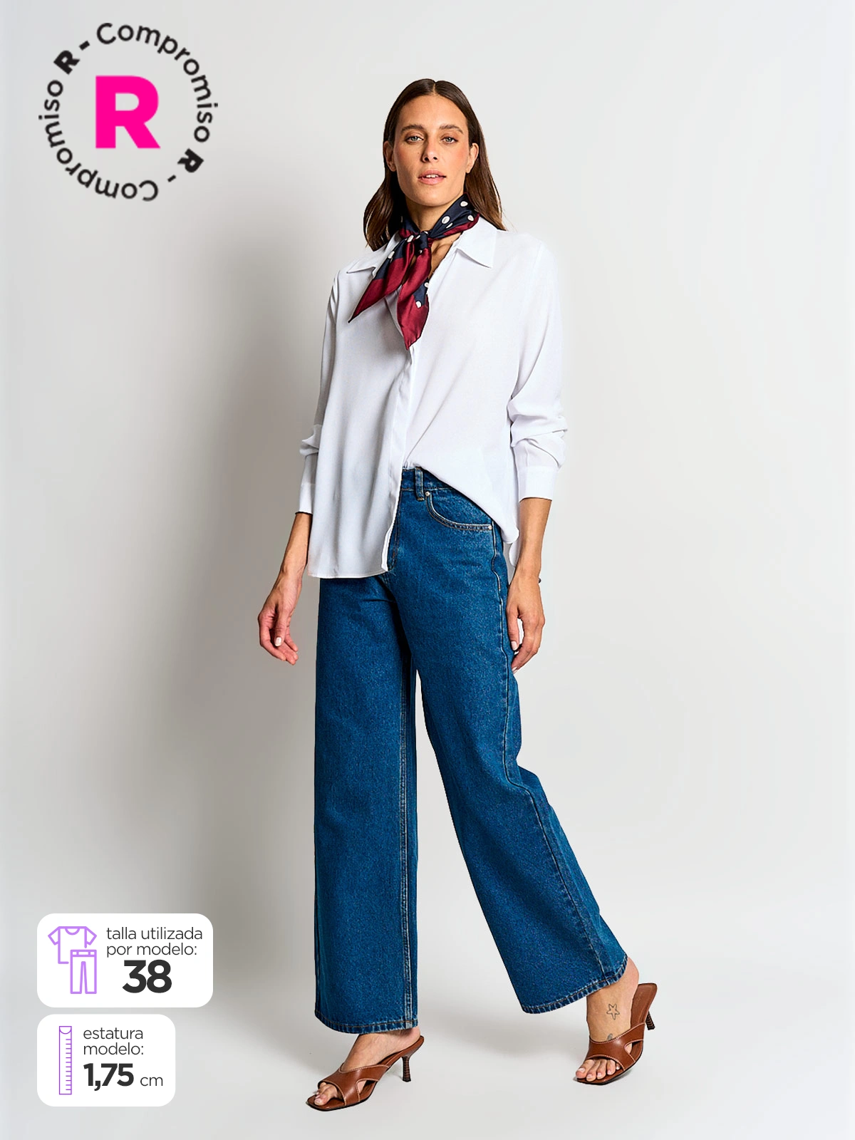 JEANS MUJER MARQUIS ALGODÓN WIDELEG - 1