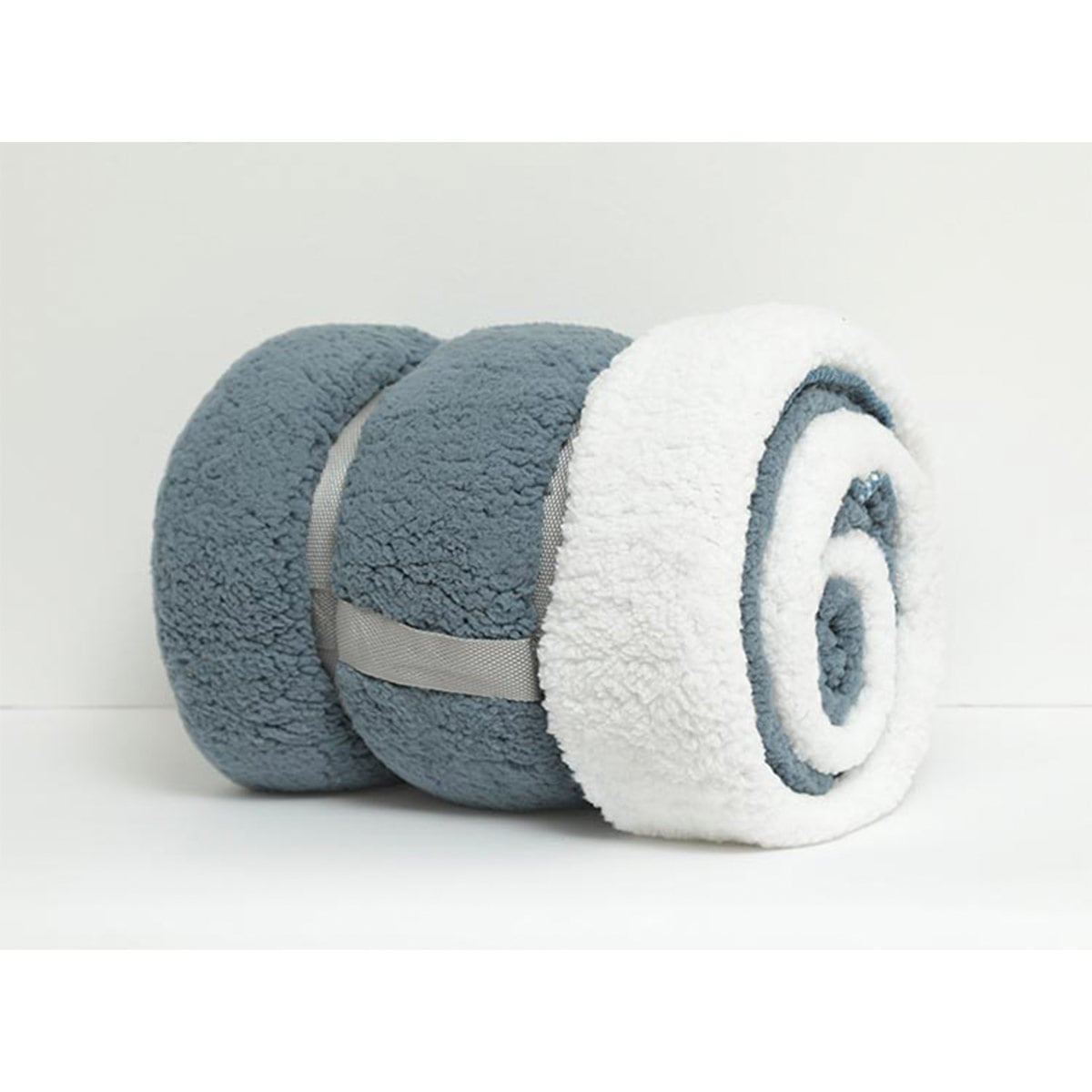 MANTA RIPLEY HOME SHERPA COLORES 130X160 CM AZUL - 1