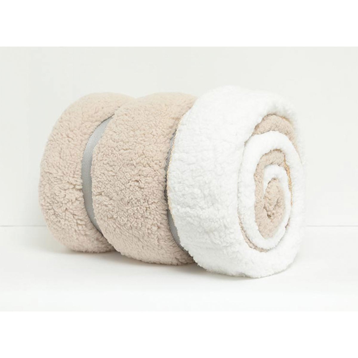 MANTA RIPLEY HOME SHERPA COLORES 130X160 CM TAUPE - 1