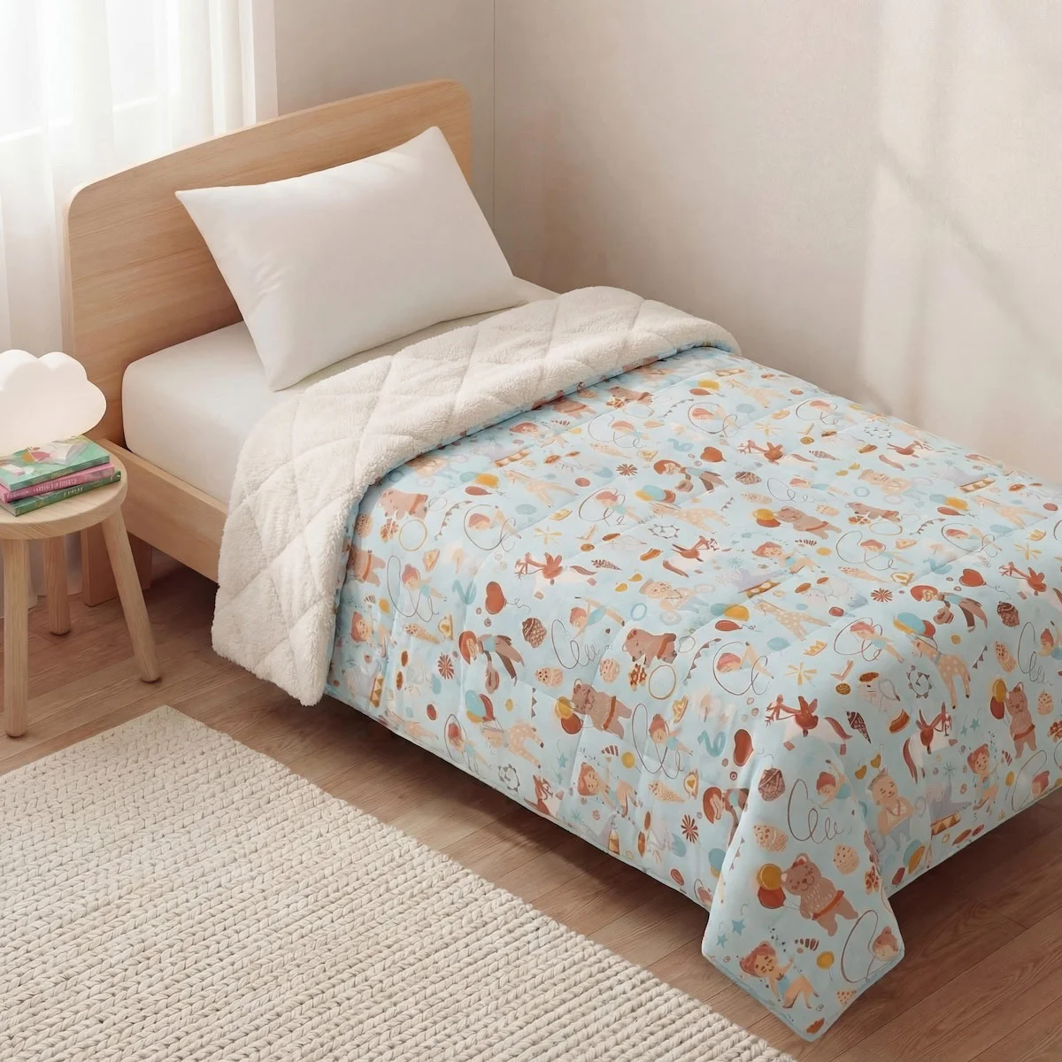 PLUMÓN RIPLEY HOME SHERPA CIRCO 1.5 PLAZAS - 1