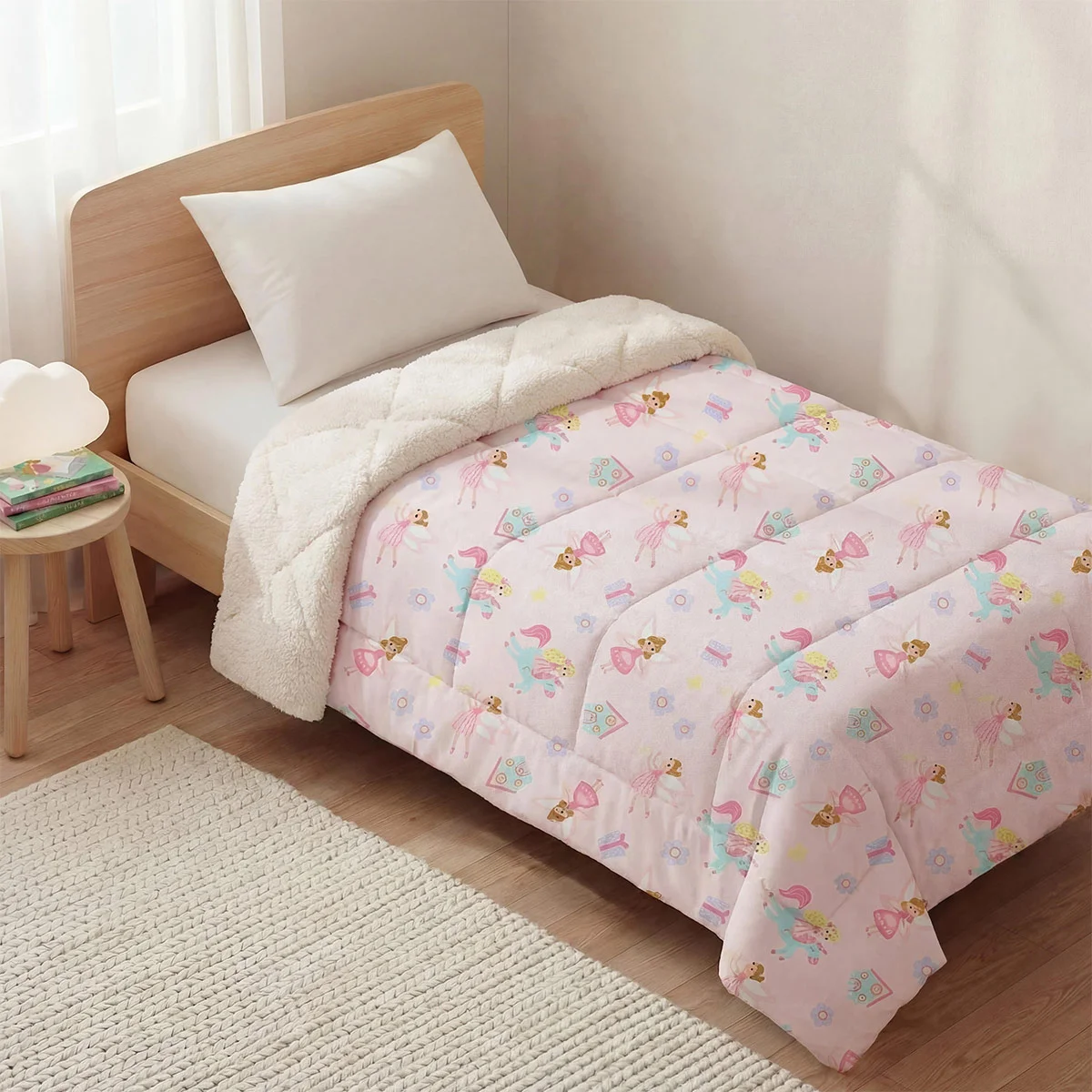 PLUMÓN RIPLEY HOME SHERPA UNICORNIO 1.5 PLAZAS - 1