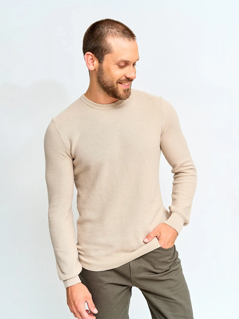 SWEATER HOMBRE MARQUIS CUELLO REDONDO TEXTURA - 1