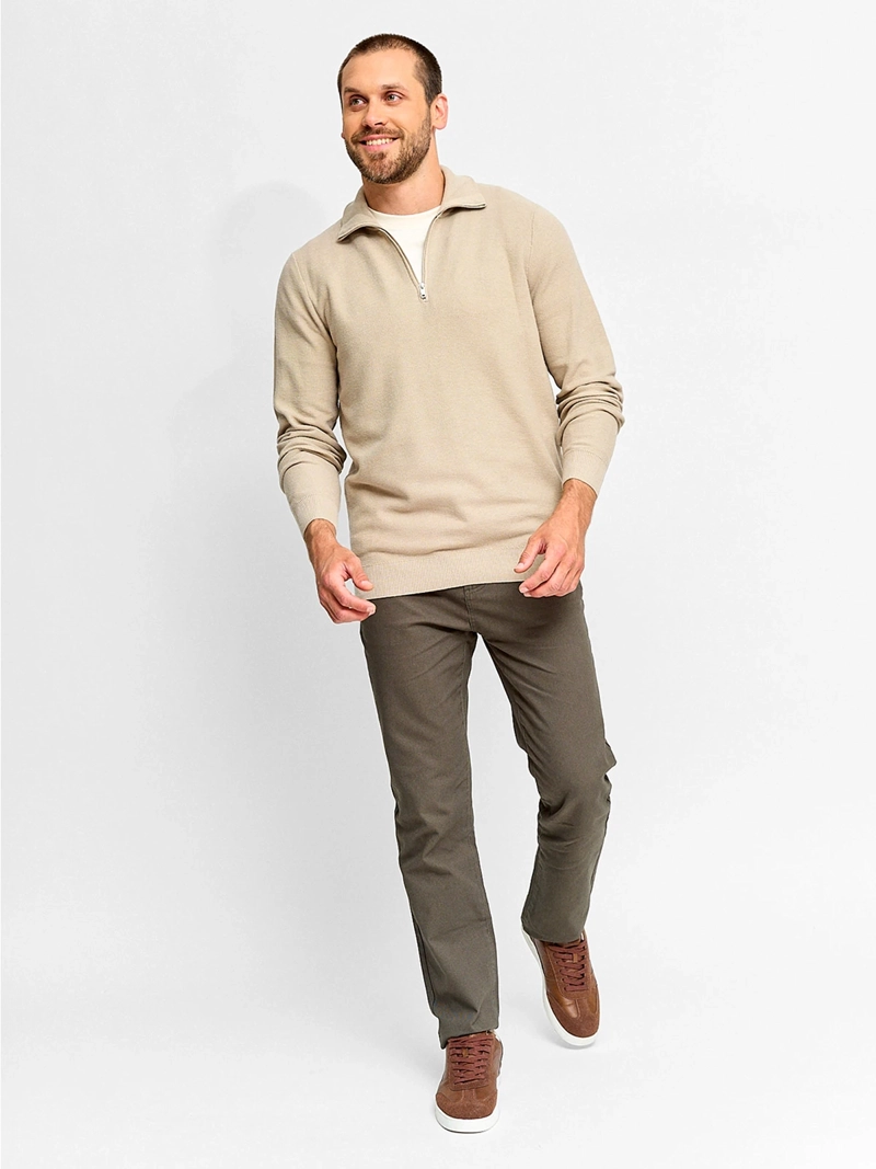 SWEATER HOMBRE MARQUIS HALF ZIPPER TEXTURA - 4