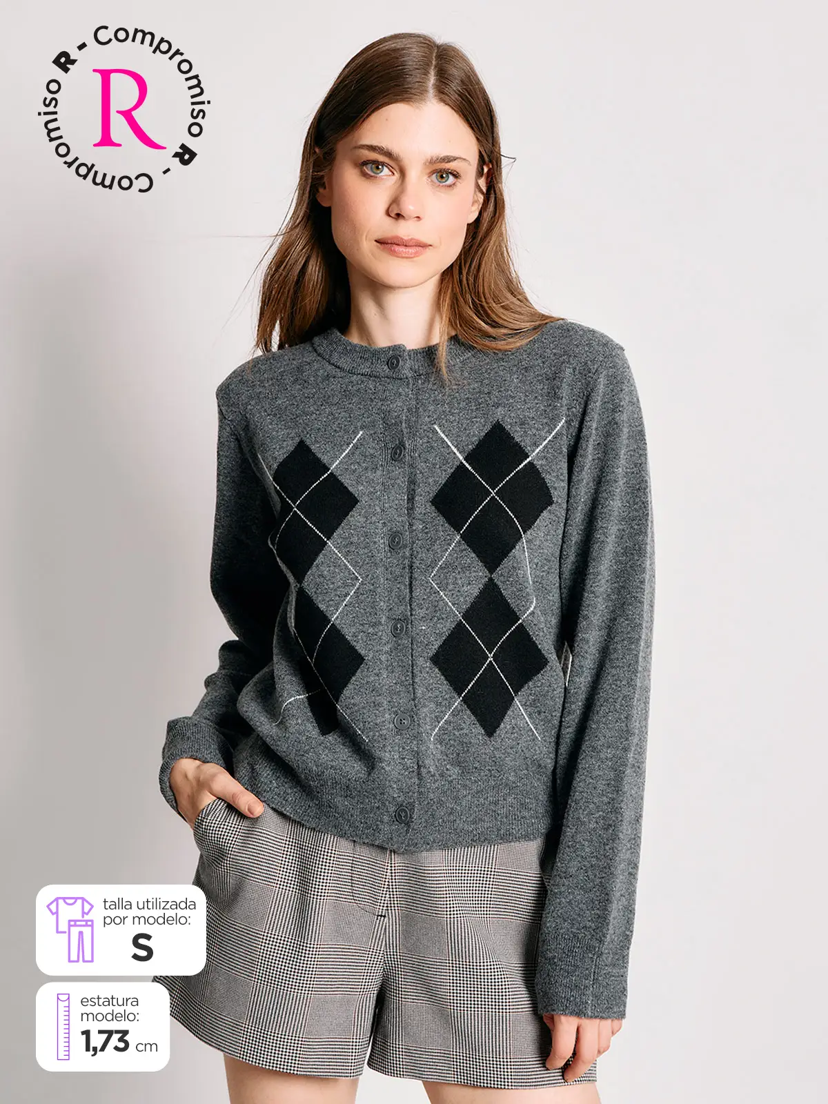 SWEATER MUJER MARQUIS ROMBOS - 1