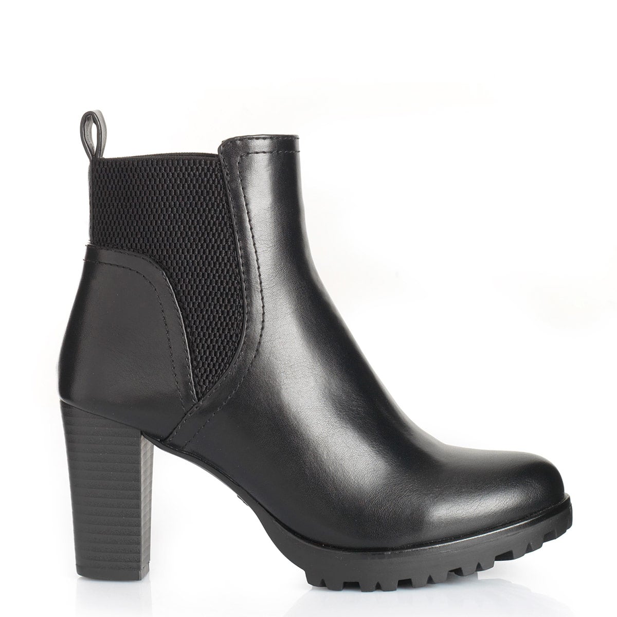 BOTINES MUJER VIA UNO NEGRO 12613403