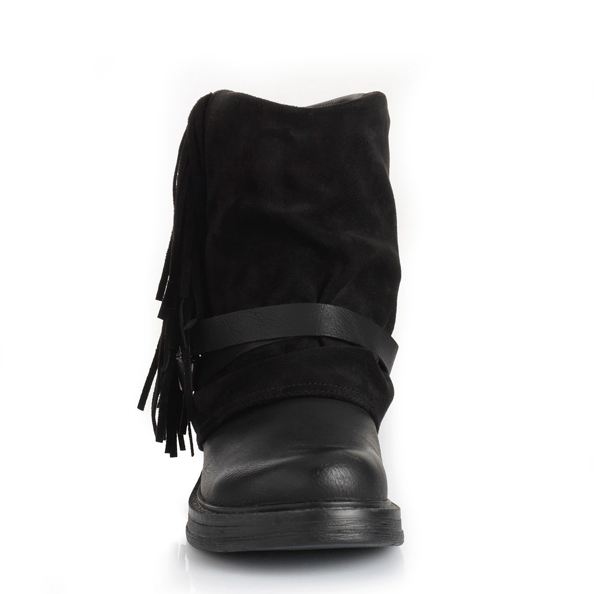 BOTINES MUJER VIA UNO NEGRO 12631435 - 2