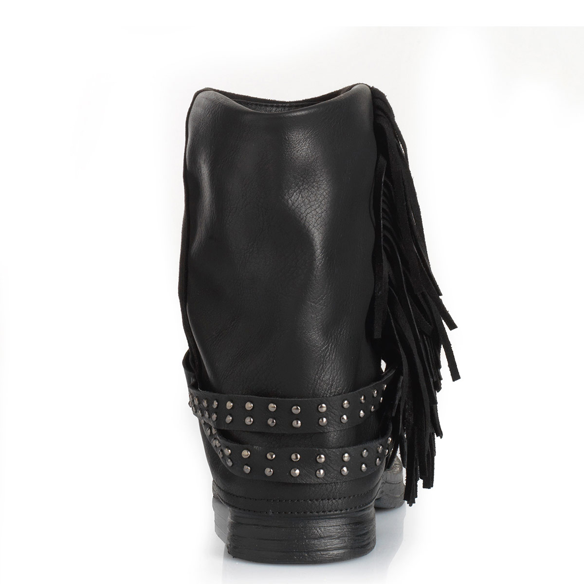 BOTINES MUJER VIA UNO NEGRO 12631435 - 4