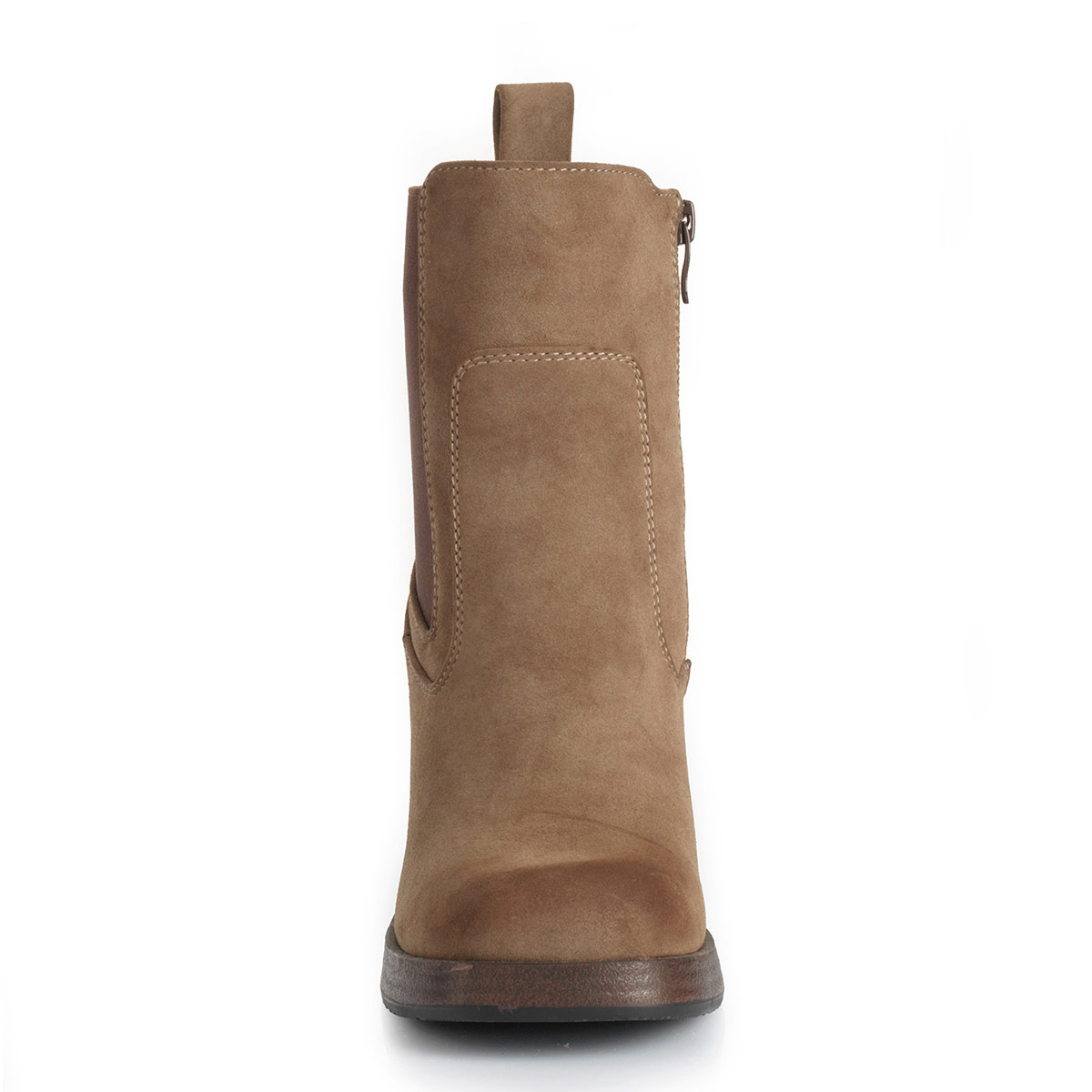 BOTINES MUJER VIA UNO CAQUI 12633411  - 2