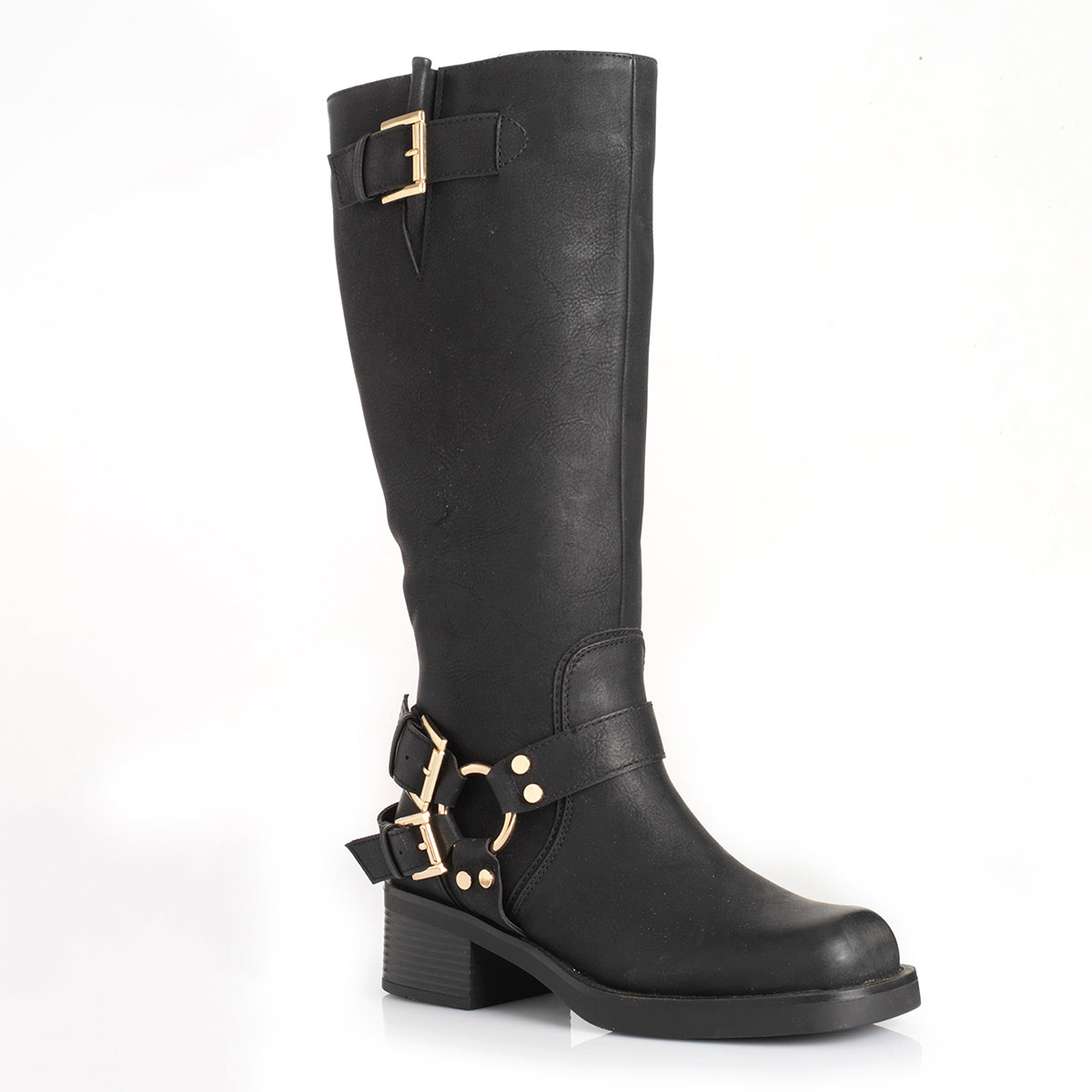 BOTAS MUJER VIA UNO NEGRO 12631314  - 3