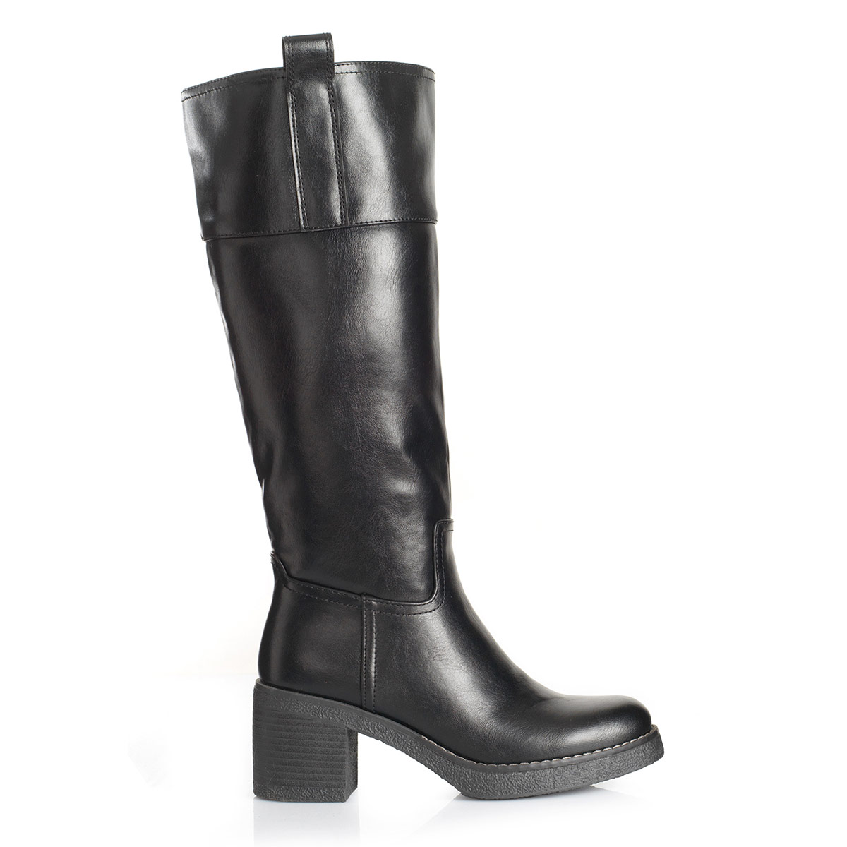 BOTAS MUJER VIA UNO NEGRO 12632313  - 1