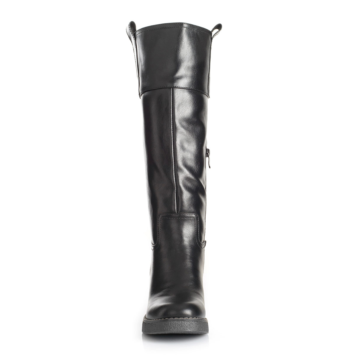 BOTAS MUJER VIA UNO NEGRO 12632313  - 2