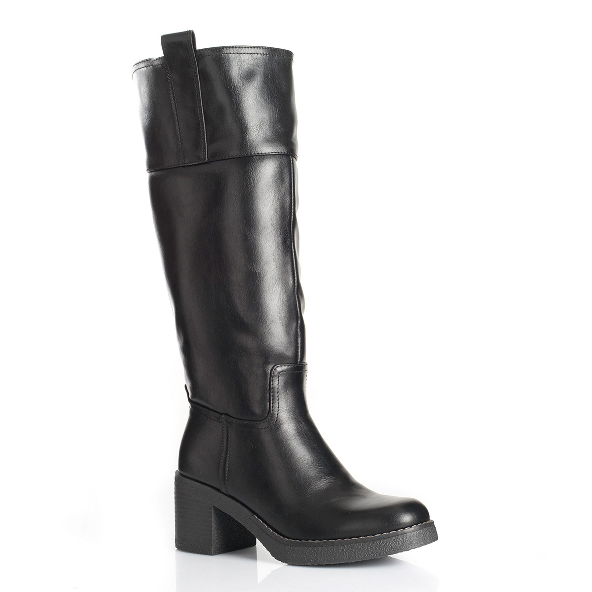 BOTAS MUJER VIA UNO NEGRO 12632313  - 3