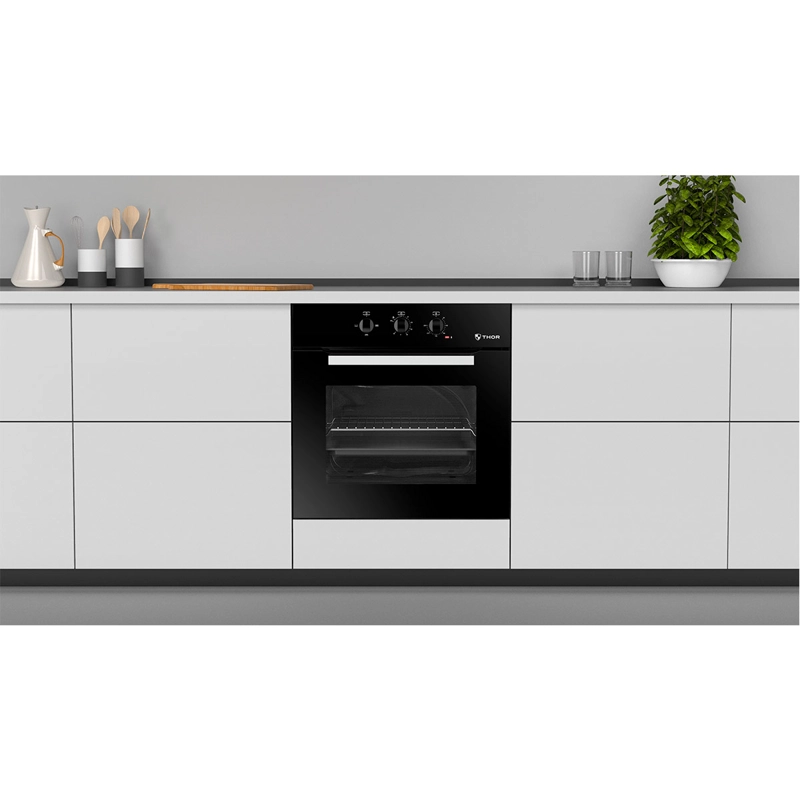HORNO ELÉCTRICO THOR EMPOTRABLE 57L TO-53 BK - 4