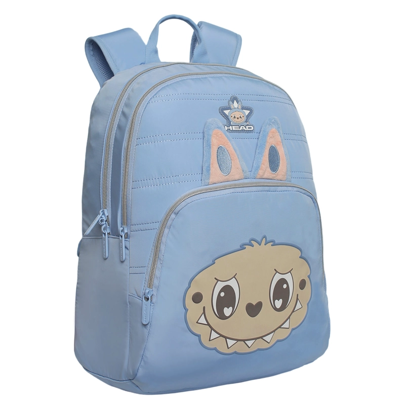 MOCHILA HEAD BALLOON 2026 CAT MUÑECO CELESTE - 1