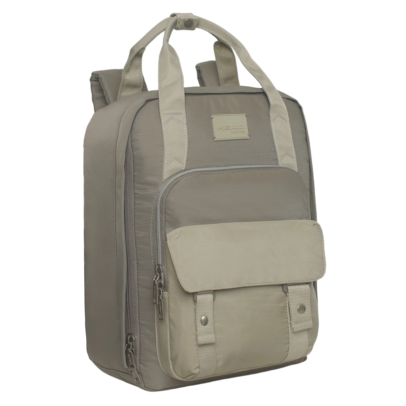 MOCHILA HEAD ALPHA 2026 COLOR BLOCK TAUPE - 1