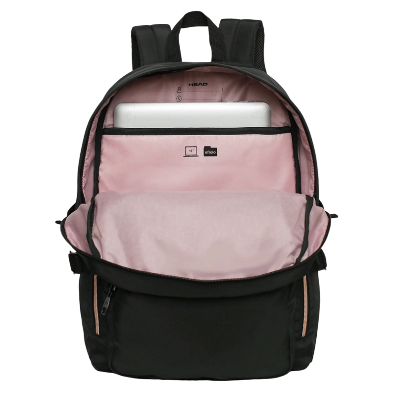 MOCHILA HEAD KONA 2026 NEGRO ROSE GOLD - 3