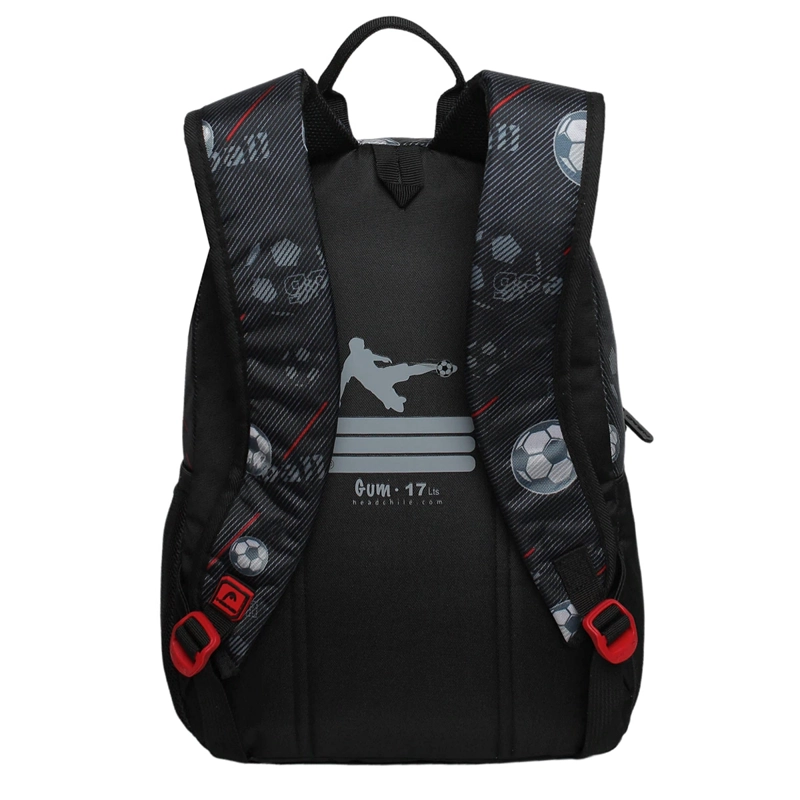 MOCHILA HEAD GUM 2026 FUTBOL NEGRO - 5