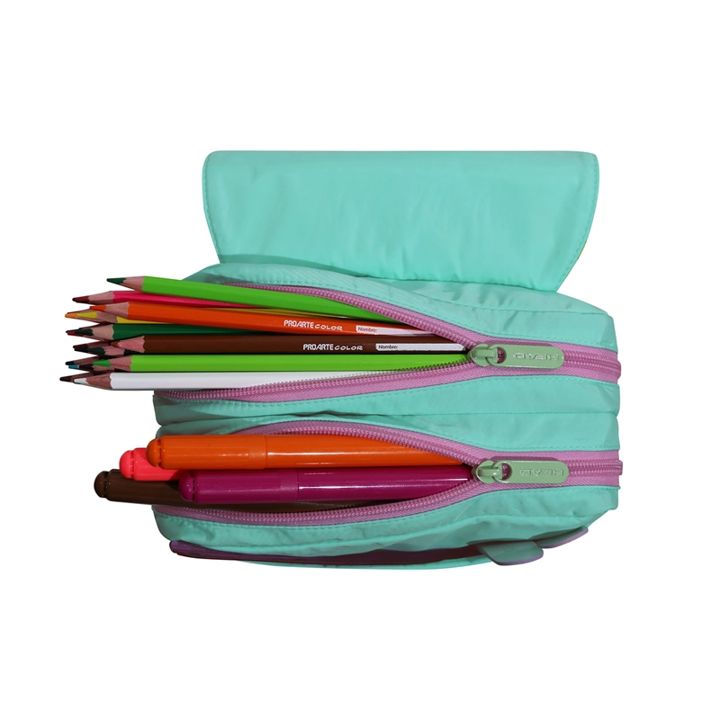 ESTUCHE HEAD ERASER 2026 MUÑECOS TURQUESA  - 4