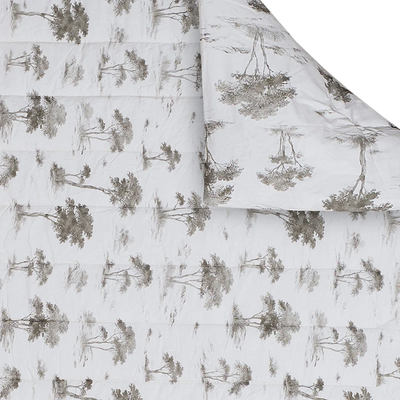 PLUMÓN MAISON LINETT TREES SÚPER KING GRIS - 2